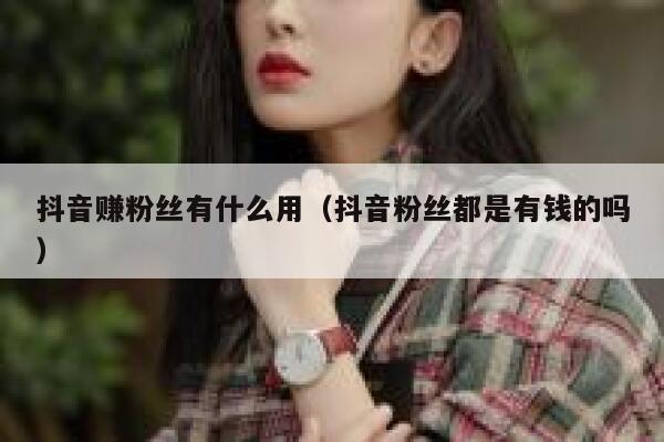 抖音赚粉丝有什么用(抖音粉丝都是有钱的吗) 第1张 抖音赚粉丝有什么用(抖音粉丝都是有钱的吗) 第1张
