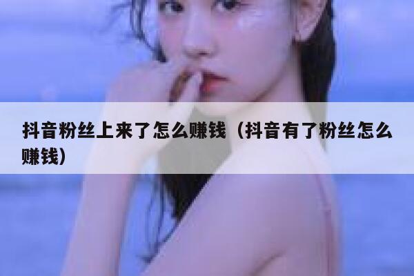 抖音粉丝上来了怎么赚钱（抖音有了粉丝怎么赚钱） 第1张