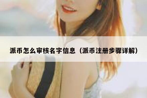 派币怎么审核名字信息（派币注册步骤详解） 第1张