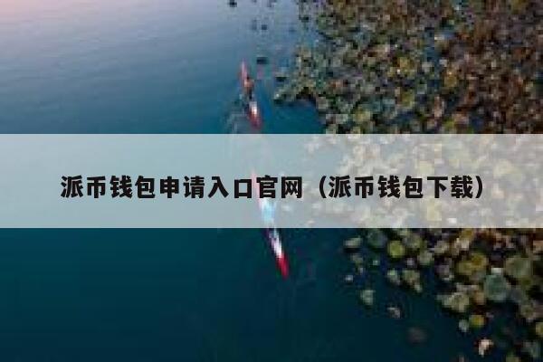 派币钱包申请入口官网（派币钱包下载） 第1张
