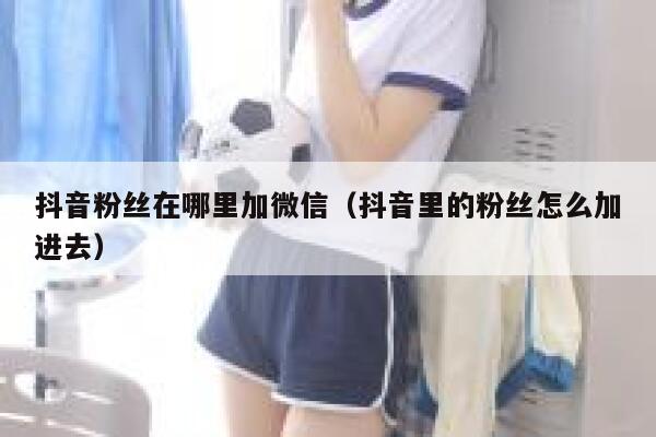 抖音粉丝在哪里加微信(抖音里的粉丝怎么加进去) 第1张 抖音粉丝在哪里加微信(抖音里的粉丝怎么加进去) 第1张