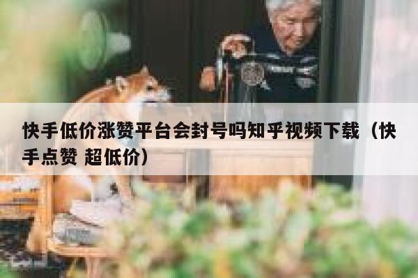 快手低价涨赞平台会封号吗知乎视频下载(快手点赞 超低价) 第1张 快手低价涨赞平台会封号吗知乎视频下载(快手点赞 超低价) 第1张