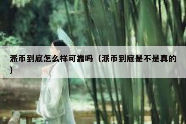 派币到底怎么样可靠吗（派币到底是不是真的） 第1张