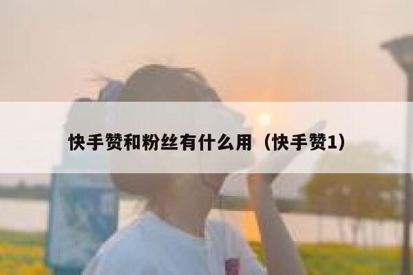 快手赞和粉丝有什么用(快手赞1) 第1张 快手赞和粉丝有什么用(快手赞1) 第1张
