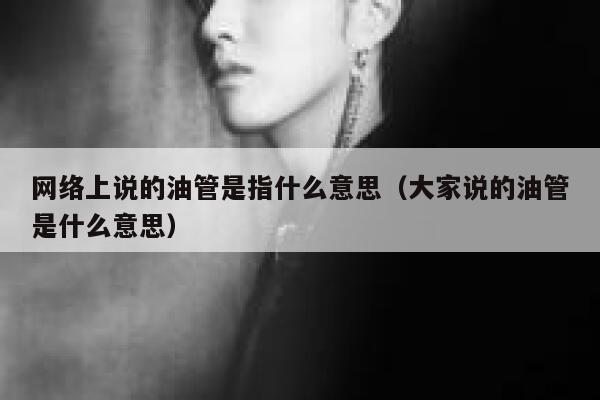 网络上说的油管是指什么意思（大家说的油管是什么意思） 第1张