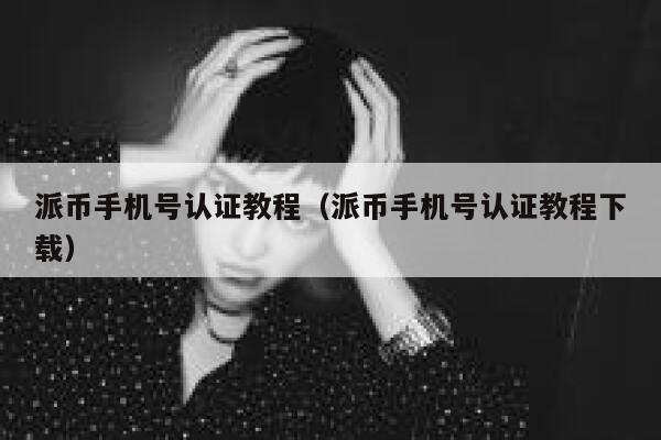 派币手机号认证教程（派币手机号认证教程下载） 第1张