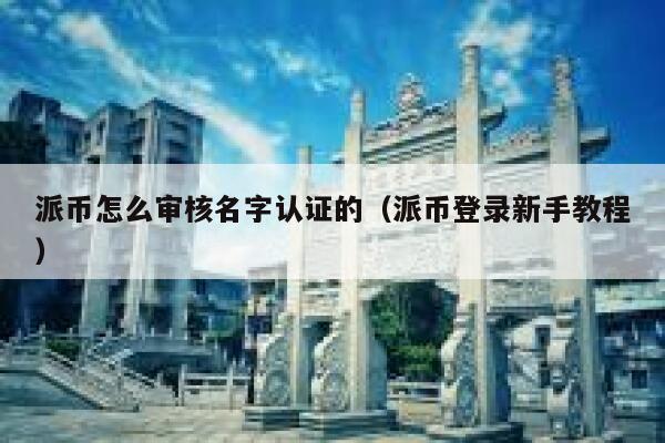 派币怎么审核名字认证的(派币登录新手教程) 第1张 派币怎么审核名字认证的(派币登录新手教程) 第1张