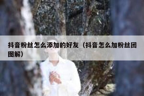 抖音粉丝怎么添加的好友(抖音怎么加粉丝团图解) 第1张 抖音粉丝怎么添加的好友(抖音怎么加粉丝团图解) 第1张