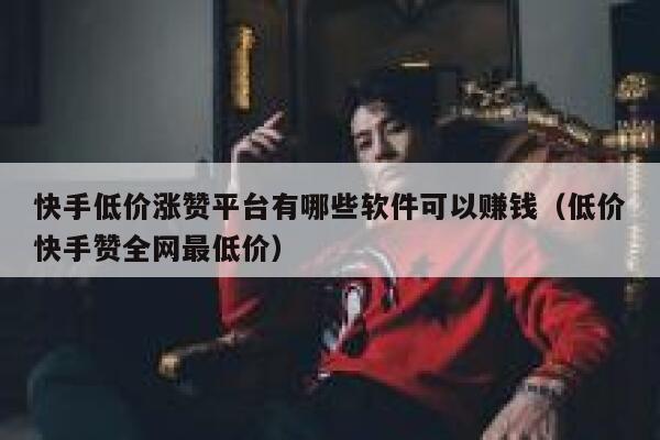 快手低价涨赞平台有哪些软件可以赚钱（低价快手赞全网最低价） 第1张