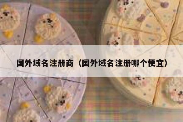 国外域名注册商(国外域名注册哪个便宜) 第1张 国外域名注册商(国外域名注册哪个便宜) 第1张