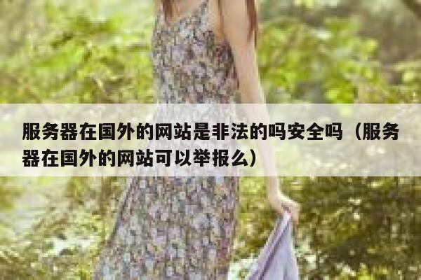 服务器在国外的网站是非法的吗安全吗（服务器在国外的网站可以举报么） 第1张