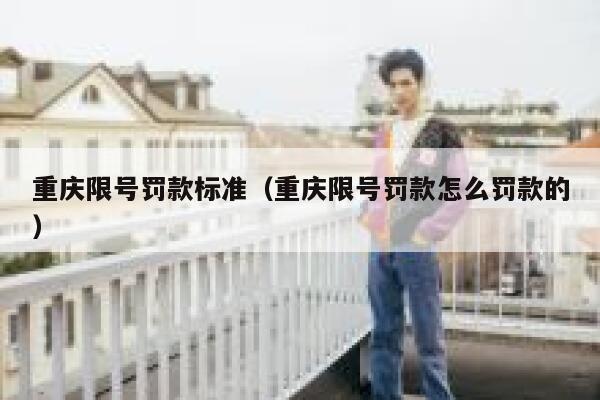重庆限号罚款标准（重庆限号罚款怎么罚款的） 第1张