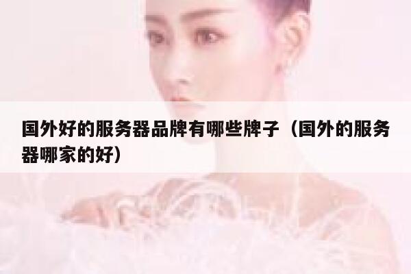国外好的服务器品牌有哪些牌子（国外的服务器哪家的好） 第1张