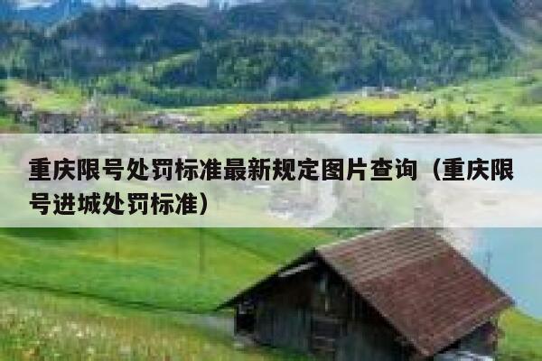 重庆限号处罚标准最新规定图片查询(重庆限号进城处罚标准) 第1张 重庆限号处罚标准最新规定图片查询(重庆限号进城处罚标准) 第1张