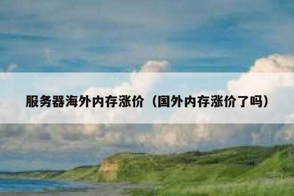 服务器海外内存涨价（国外内存涨价了吗） 第1张