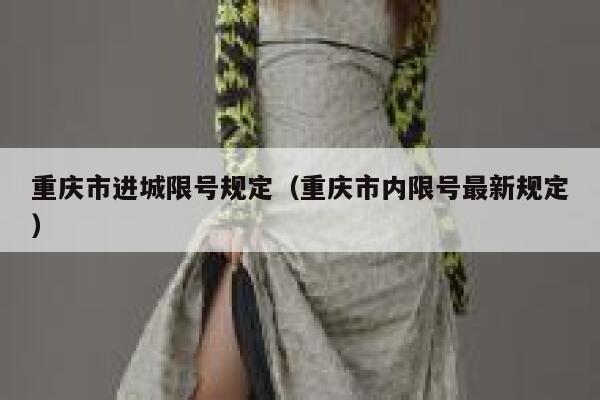 重庆市进城限号规定（重庆市内限号最新规定） 第1张