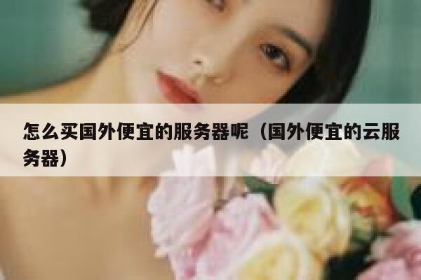 怎么买国外便宜的服务器呢（国外便宜的云服务器） 第1张