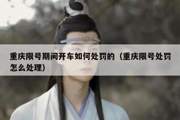 重庆限号期间开车如何处罚的（重庆限号处罚怎么处理） 第1张