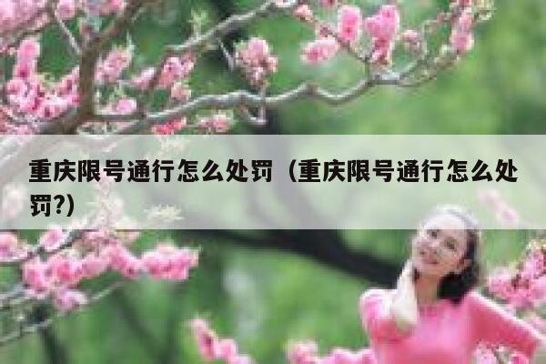 重庆限号通行怎么处罚（重庆限号通行怎么处罚?） 第1张