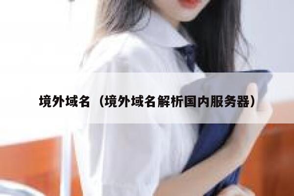 境外域名（境外域名解析国内服务器） 第1张