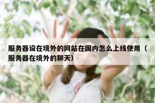 服务器设在境外的网站在国内怎么上线使用（服务器在境外的聊天） 第1张