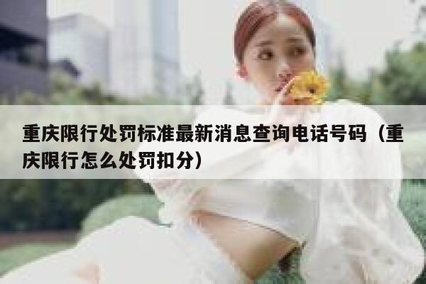 重庆限行处罚标准最新消息查询电话号码（重庆限行怎么处罚扣分） 第1张