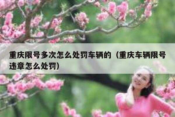 重庆限号多次怎么处罚车辆的（重庆车辆限号违章怎么处罚） 第1张