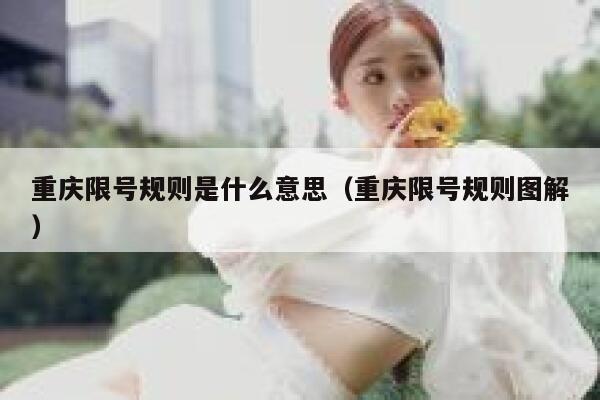 重庆限号规则是什么意思（重庆限号规则图解） 第1张