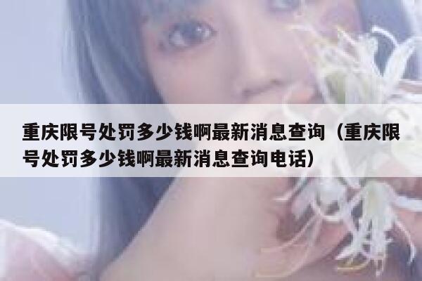 重庆限号处罚多少钱啊最新消息查询(重庆限号处罚多少钱啊最新消息查询电话) 第1张 重庆限号处罚多少钱啊最新消息查询(重庆限号处罚多少钱啊最新消息查询电话) 第1张