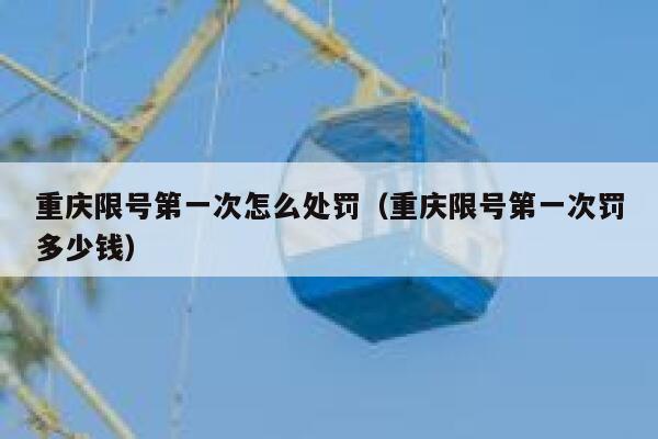 重庆限号第一次怎么处罚（重庆限号第一次罚多少钱） 第1张