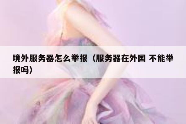 境外服务器怎么举报(服务器在外国 不能举报吗) 第1张 境外服务器怎么举报(服务器在外国 不能举报吗) 第1张