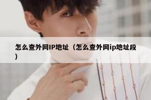 怎么查外网IP地址(怎么查外网ip地址段) 第1张 怎么查外网IP地址(怎么查外网ip地址段) 第1张