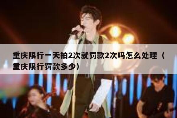 重庆限行一天拍2次就罚款2次吗怎么处理(重庆限行罚款多少) 第1张 重庆限行一天拍2次就罚款2次吗怎么处理(重庆限行罚款多少) 第1张
