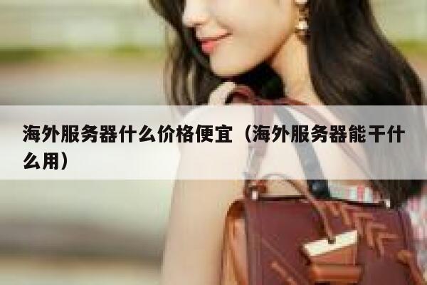 海外服务器什么价格便宜（海外服务器能干什么用） 第1张