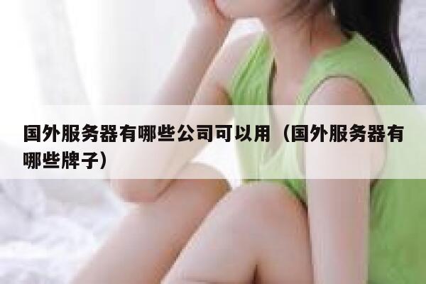 国外服务器有哪些公司可以用(国外服务器有哪些牌子) 第1张 国外服务器有哪些公司可以用(国外服务器有哪些牌子) 第1张