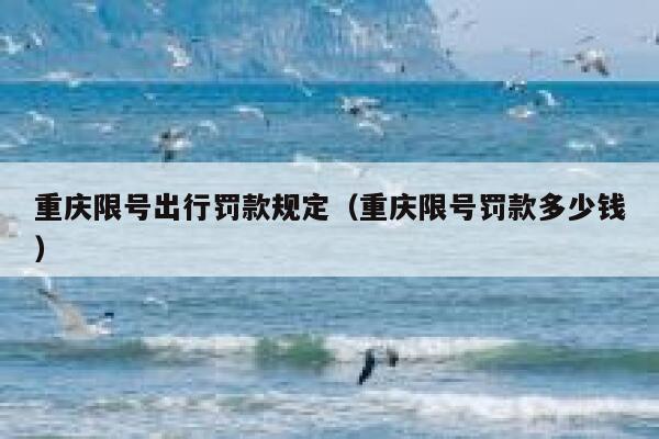 重庆限号出行罚款规定(重庆限号罚款多少钱) 第1张 重庆限号出行罚款规定(重庆限号罚款多少钱) 第1张