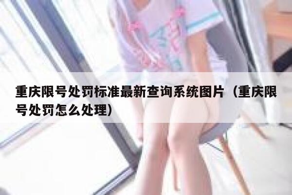 重庆限号处罚标准最新查询系统图片（重庆限号处罚怎么处理） 第1张