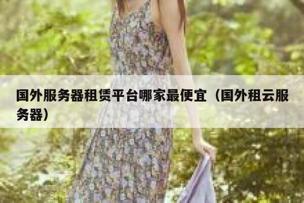 国外服务器租赁平台哪家最便宜（国外租云服务器） 第1张