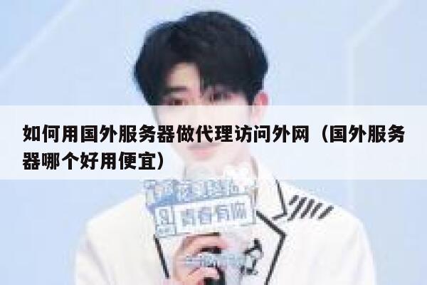 如何用国外服务器做代理访问外网（国外服务器哪个好用便宜） 第1张