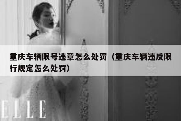 重庆车辆限号违章怎么处罚(重庆车辆违反限行规定怎么处罚) 第1张 重庆车辆限号违章怎么处罚(重庆车辆违反限行规定怎么处罚) 第1张