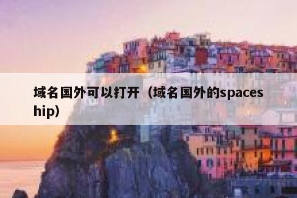 域名国外可以打开（域名国外的spaceship） 第1张