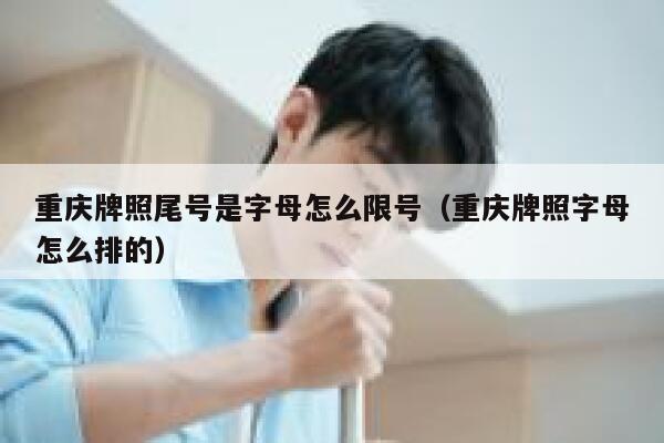 重庆牌照尾号是字母怎么限号（重庆牌照字母怎么排的） 第1张