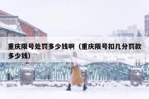 重庆限号处罚多少钱啊（重庆限号扣几分罚款多少钱） 第1张