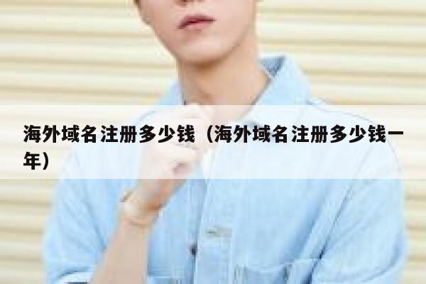 海外域名注册多少钱（海外域名注册多少钱一年） 第1张