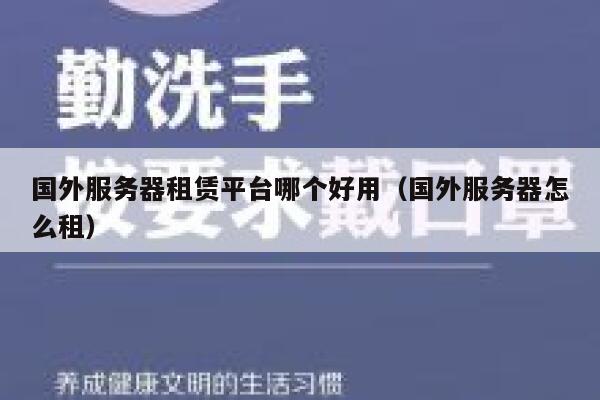 国外服务器租赁平台哪个好用（国外服务器怎么租） 第1张