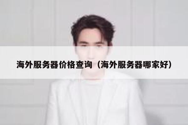 海外服务器价格查询（海外服务器哪家好） 第1张