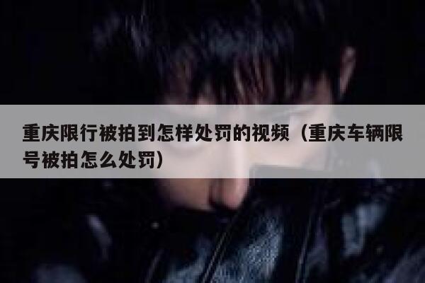 重庆限行被拍到怎样处罚的视频(重庆车辆限号被拍怎么处罚) 第1张 重庆限行被拍到怎样处罚的视频(重庆车辆限号被拍怎么处罚) 第1张