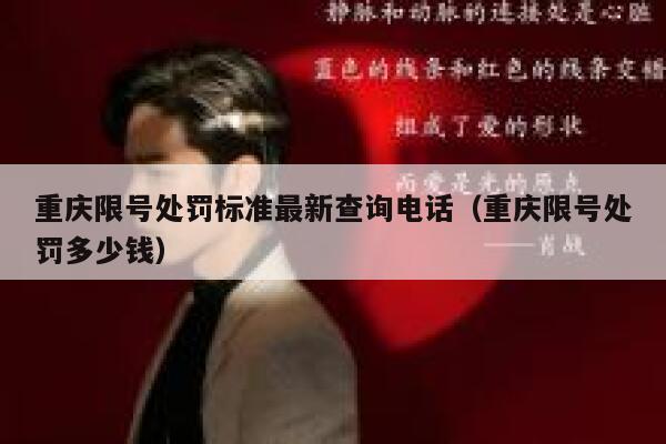 重庆限号处罚标准最新查询电话(重庆限号处罚多少钱) 第1张 重庆限号处罚标准最新查询电话(重庆限号处罚多少钱) 第1张