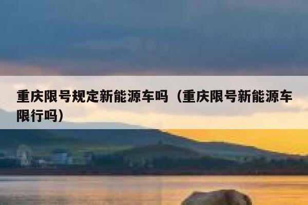 重庆限号规定新能源车吗(重庆限号新能源车限行吗) 第1张 重庆限号规定新能源车吗(重庆限号新能源车限行吗) 第1张
