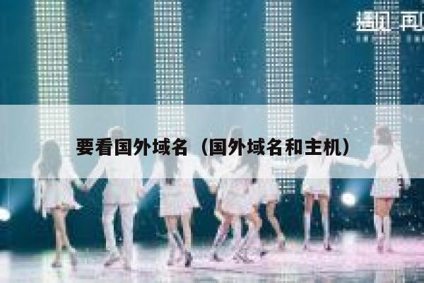 要看国外域名（国外域名和主机） 第1张